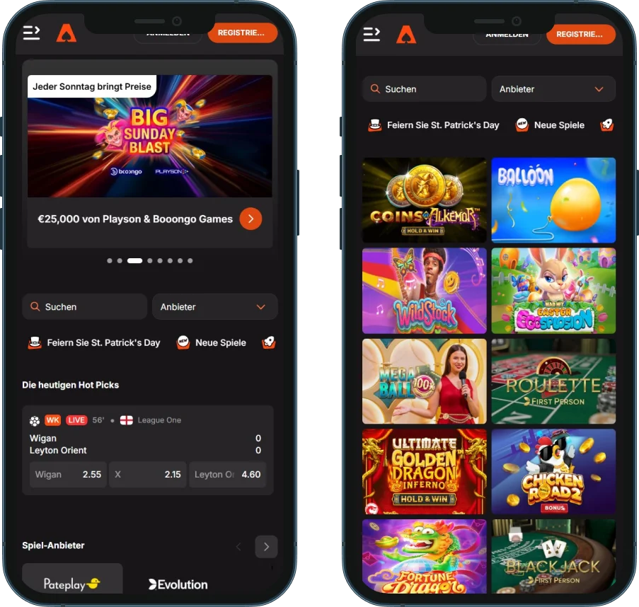 Live Casino mobil